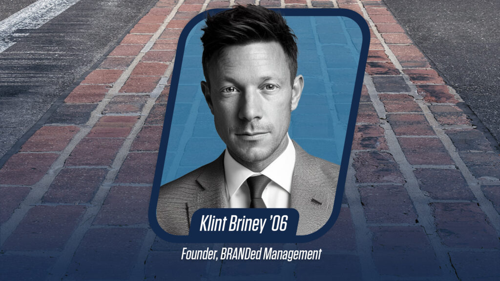 Alumnus Klint Briney