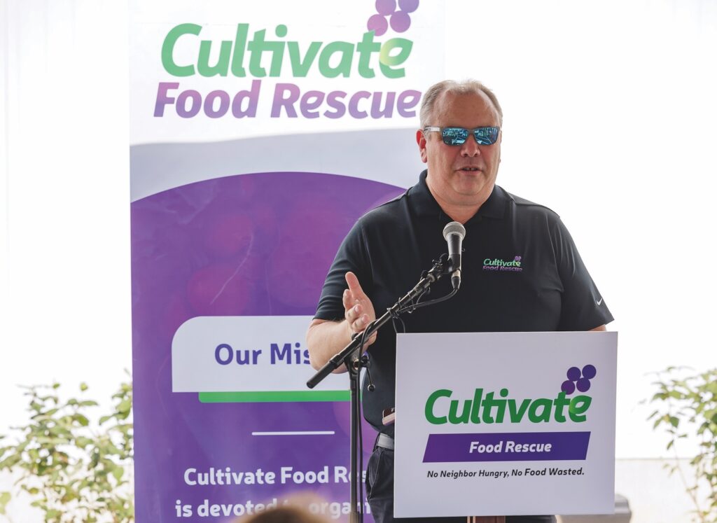 Photo of Jim Conkle at Cultivate Food Rescue
