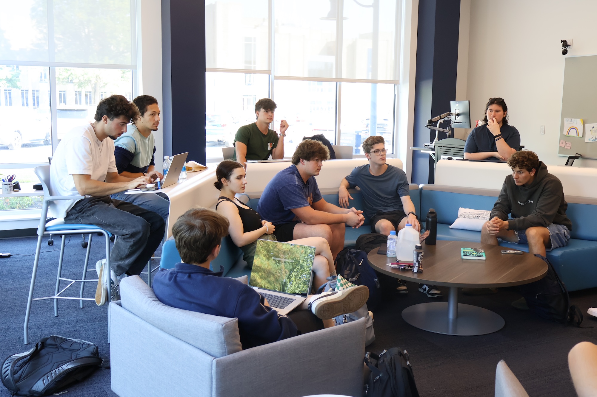 Butler Entrepreneurship students together in class