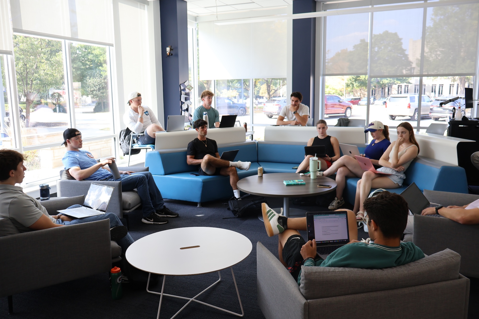 Butler Entrepreneurship students together in class