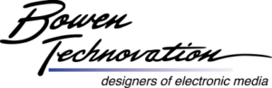 Bowen Technovation: Designers of Electronic Media logo.