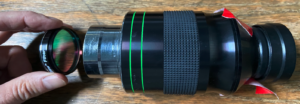 How to screw filter into back of eyepiece