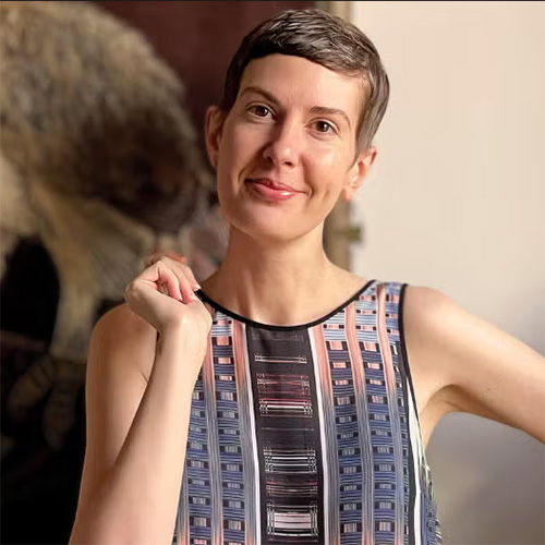 Portrait of Patricia Lockwood.