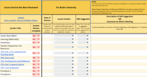 Textbook project: review form