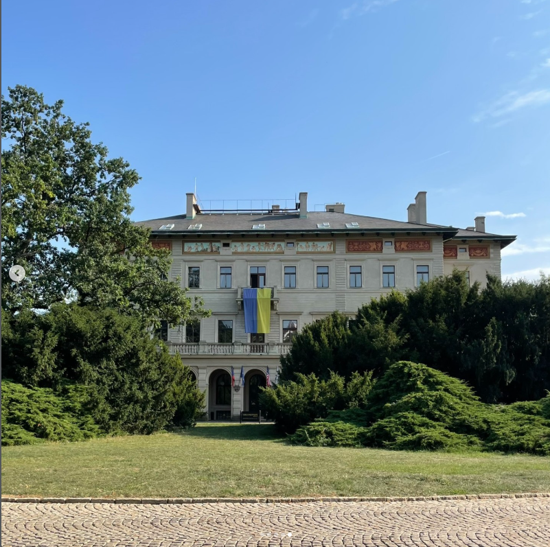 Main instructional building for our study abroad program in Prague
