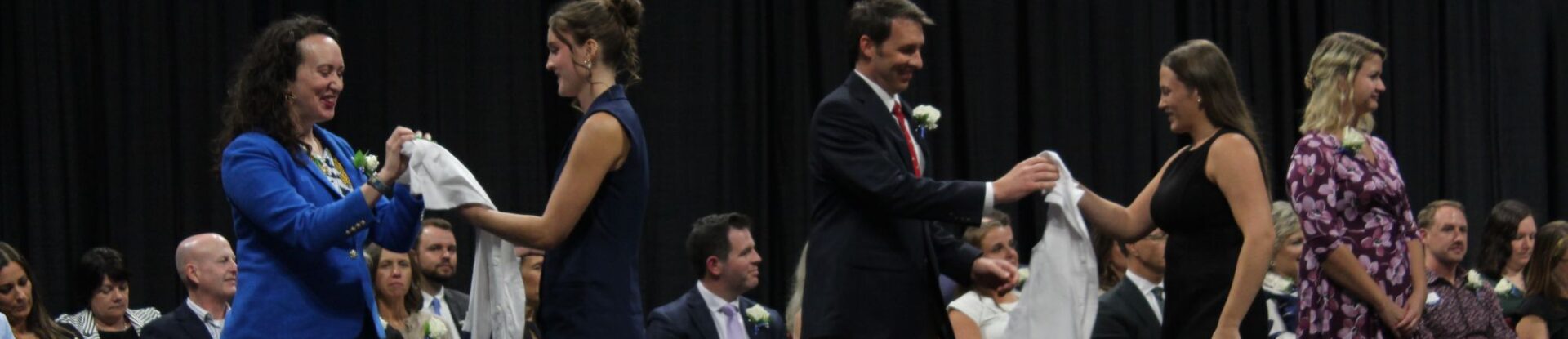 Image of COPHS students during white coat ceremony