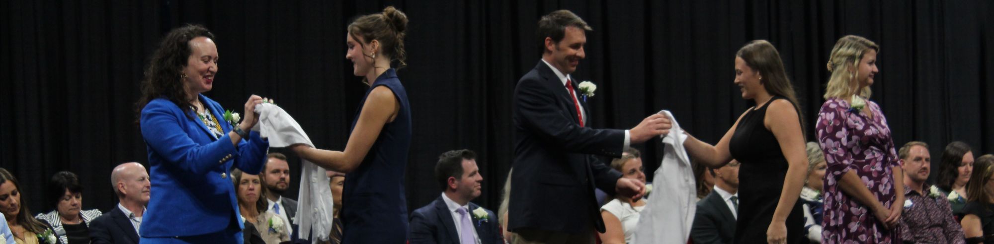 Image of COPHS students during white coat ceremony