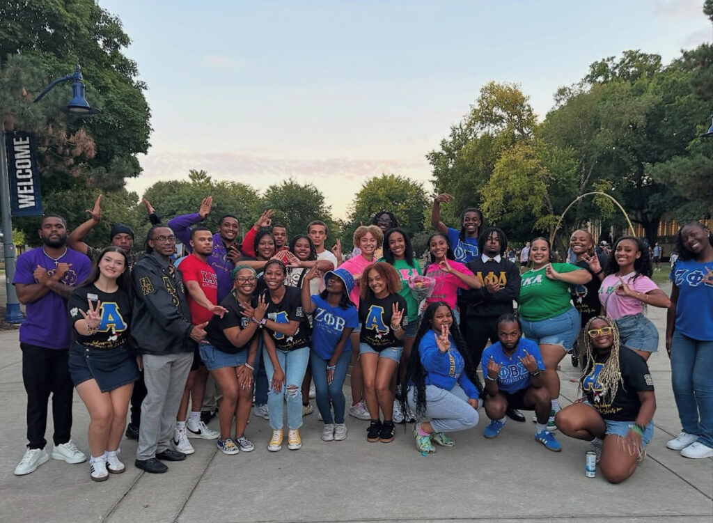 Group of NPHC leaders at Greek Getaway