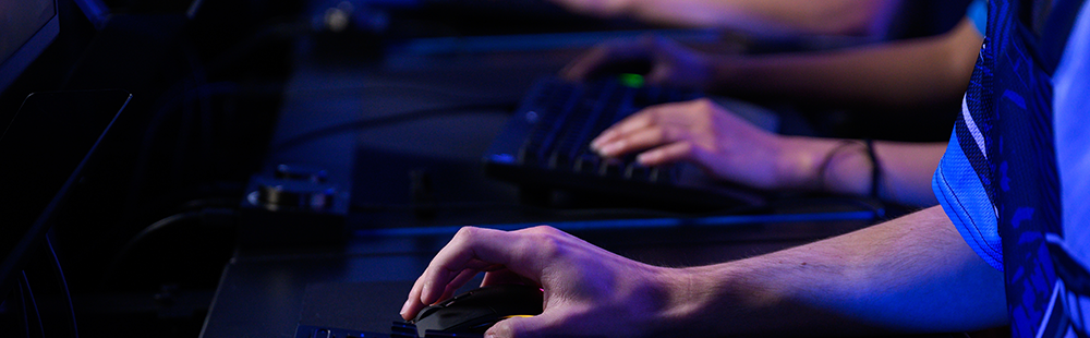 hands using a computer mouse