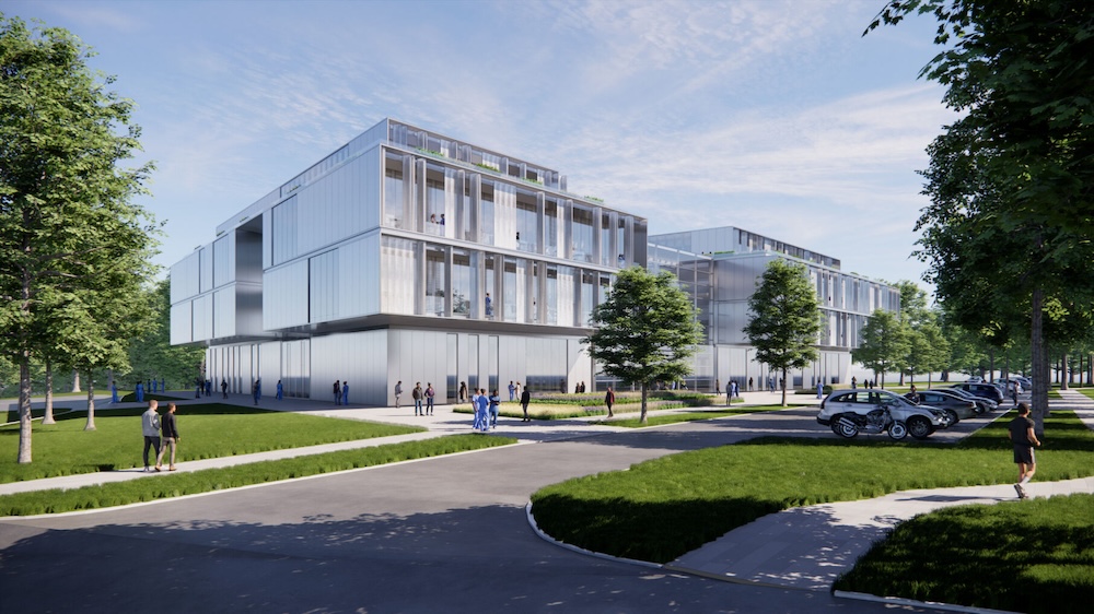 Picture of potential future innovative academic healthcare center with the Butler Gateway Project