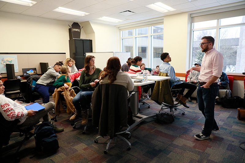 a class being taught