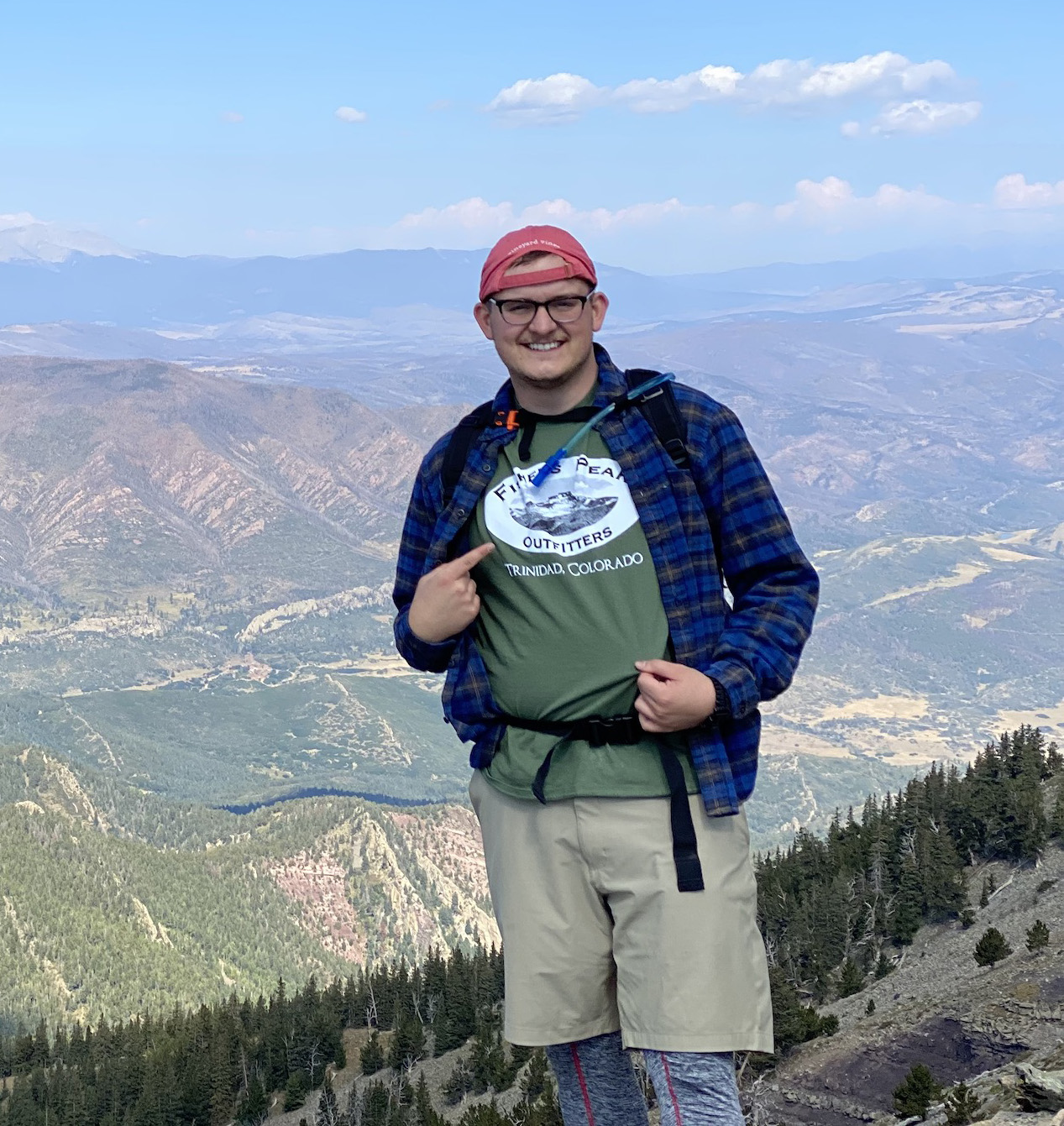 Dakotah Harris on a mountain