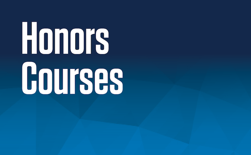 Image that says "Honors Courses"