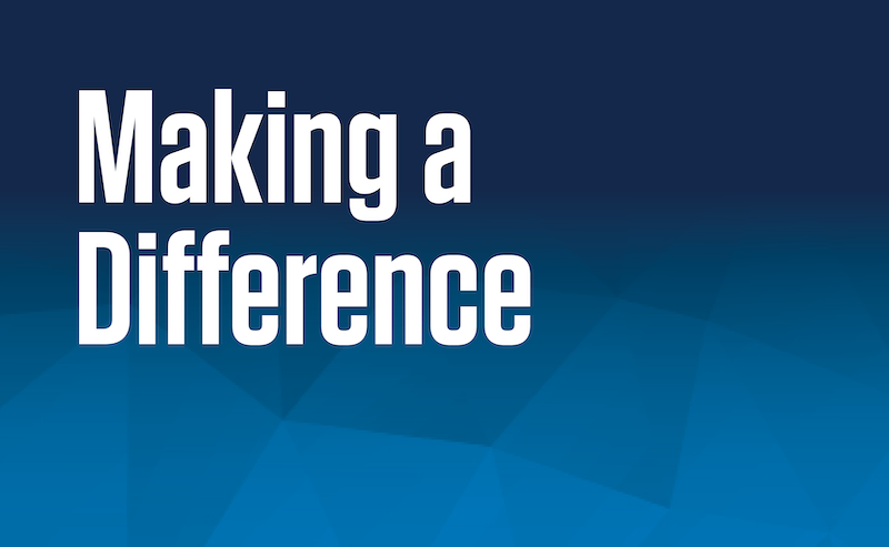 Image that says "Making a Difference"