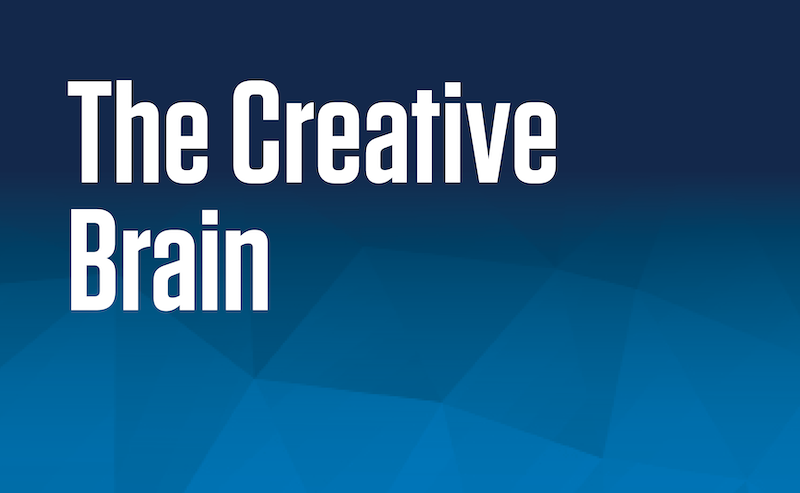 Image that says "The Creative Brain"