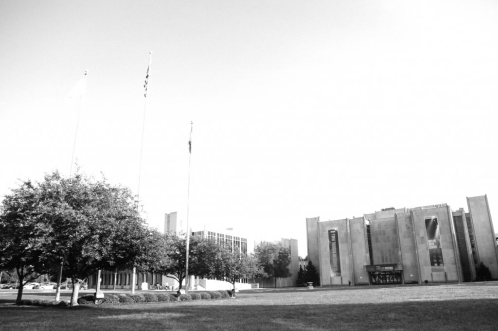 black and white photo of clowes
