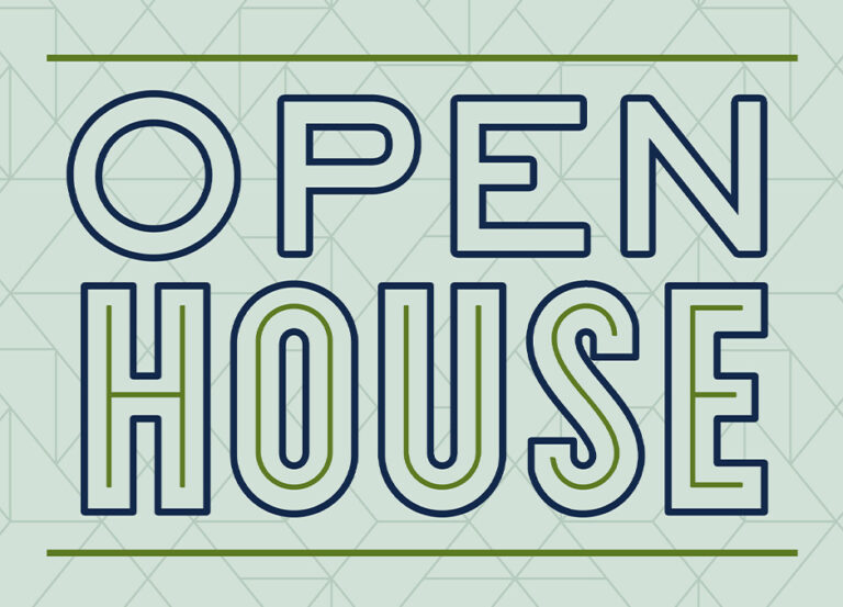 Open House Web Banner for homepage