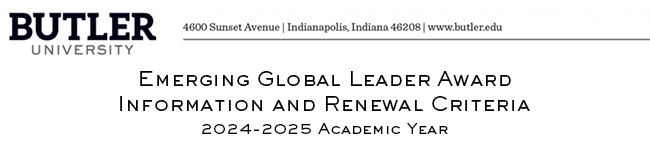 Emerging Global Leader Award